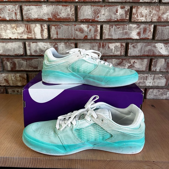 Nike Ishod Wair Premium SB Sneakers 2022 Mint Green Mens Size 11 - Picture 4 of 6